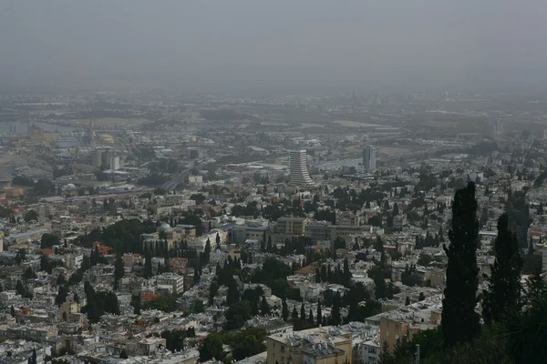 Panoramatický pohled Haifa, Izrael — Stock fotografie