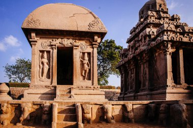 Bir Pallava kings antik mimari harikası