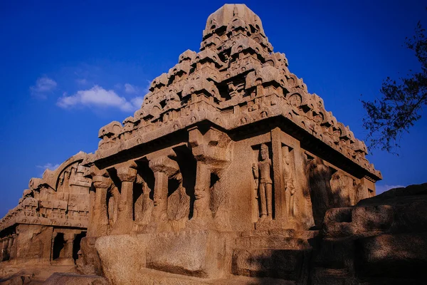 Una de las antiguas maravillas arquitectónicas de los reyes de Pallava en —  Fotos de Stock