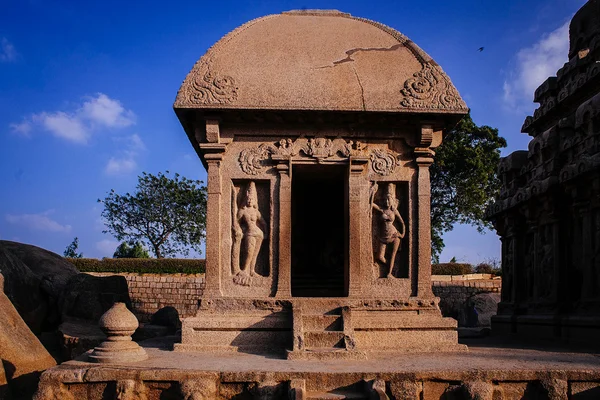 Pallava 왕에의 고 대 건축 불가사의 중 하나 — 스톡 사진