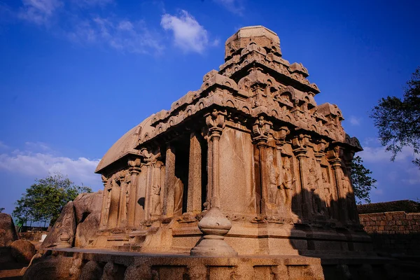 Een van de oude architectonische wonderen van de Pallava koningen — Stockfoto