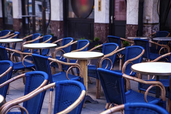 Vecchio stile terrazza caffè — Foto Stock