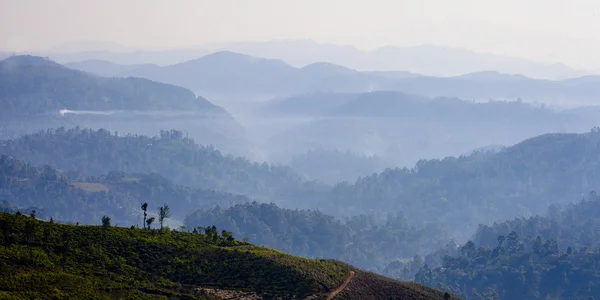 Landscape misty panorama  of Sri Lanka — Stock Photo, Image