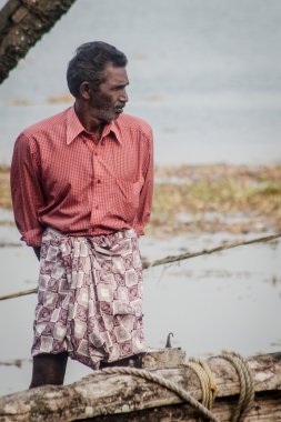 Fort Kochi, Hindistan - 20 Aralık: onların woo fishermens balıkçılık