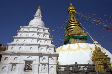 Swayambhunath Nepal, Katmandu başkentte çekilen Stupa