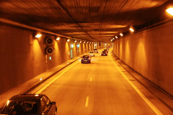 BERLIN, GERMANY - MAY 18, 2015: New Tunnel on the autobahn roads of Germany on May 18, 2015. — Stock Photo, Image