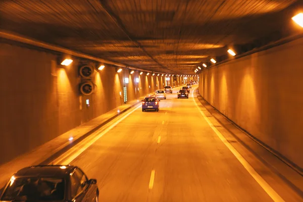 BERLIN, GERMANY - MAY 18, 2015: New Tunnel on the autobahn roads of Germany on May 18, 2015. — Stock Photo, Image