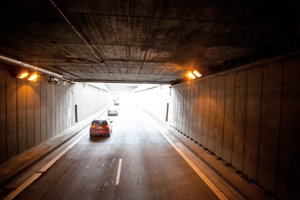 BERLIN, GERMANY - MAY 18, 2015: New Tunnel on the autobahn roads of Germany on May 18, 2015. — Stock Photo, Image