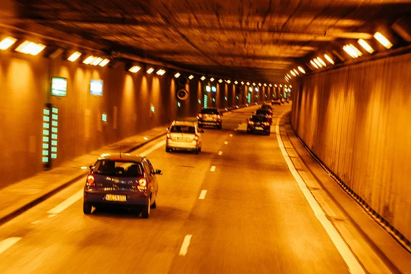 BERLIN, GERMANY - MAY 18, 2015: New Tunnel on the autobahn roads — Stock Photo, Image