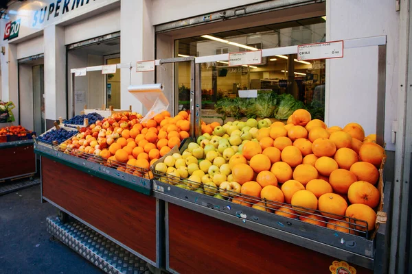 Paris Ekim 2016 Paris Fransa Gıda Süpermarketi Paris Kaynakları Harika — Stok fotoğraf