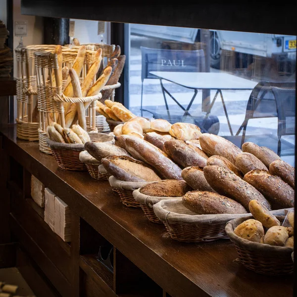 París Francia Octubre 2016 Pastelería Tradicional Paul Centro París — Foto de Stock