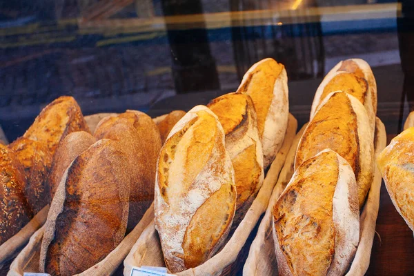 Some Bread French Bakery Shop — Stock Photo, Image