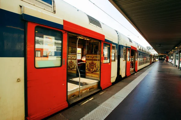 París Francia Octubre 2016 Estación Metro Stif Porte Versailles Con —  Fotos de Stock
