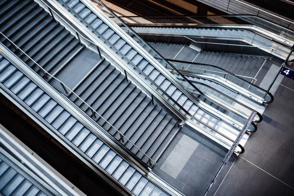 Estación Central Berlín Escaleras Mecánicas —  Fotos de Stock