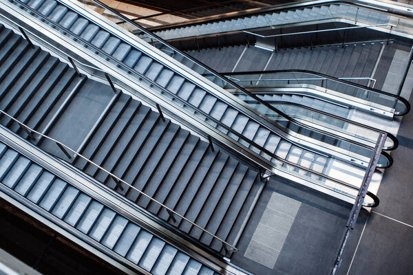 The central station of Berlin  - escalators