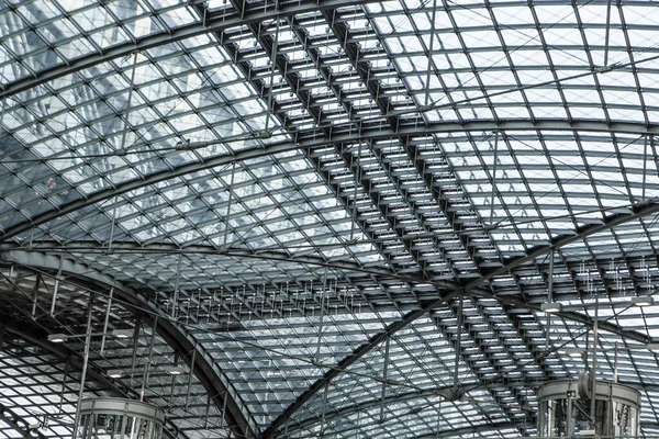 Futuristisches Gebäude Des Berliner Hauptbahnhofs — Stockfoto