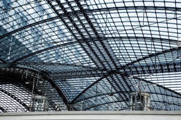 Edificio Futurista Estación Central Trenes Berlín Hauptbahnhof —  Fotos de Stock