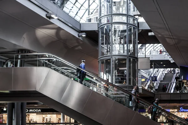 Berlin Deutschland Mai 2015 Berliner Hauptbahnhof Mai 2015 Berlin Deutschland — Stockfoto