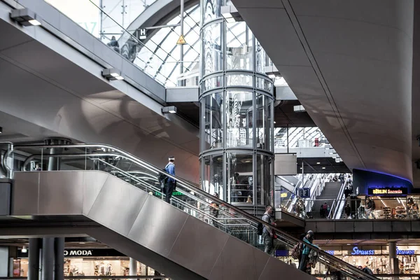 Berlin Deutschland Mai 2015 Berliner Hauptbahnhof Mai 2015 Berlin Deutschland — Stockfoto