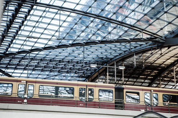 Berlín Německo Května 2015 Berlínské Hlavní Nádraží Hauptbahnhof Května 2015 — Stock fotografie