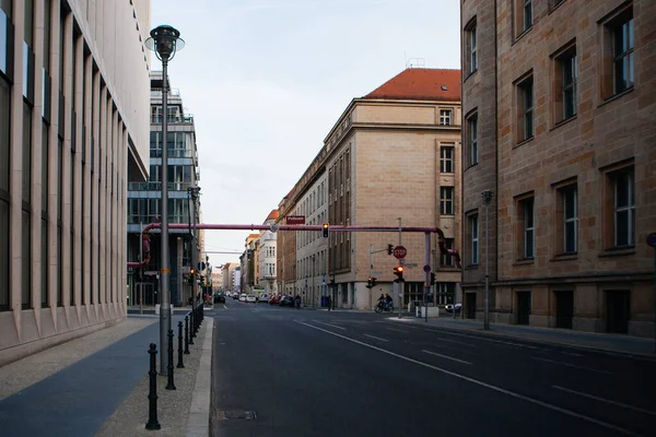 Berlin Niemcy Maj 2015 Różowe Rury Placu Poczdamskim Berlinie Różowe — Zdjęcie stockowe