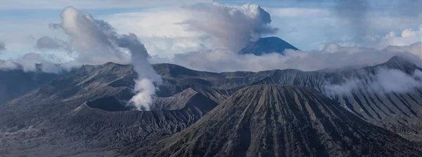 Early morning landscape of crater Bromo , Java island, Indonesia