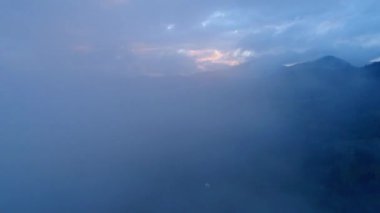 Karpat dağlarında şaşırtıcı gün doğumu