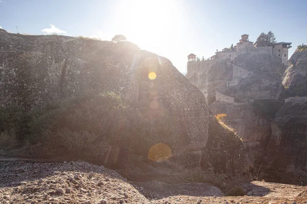 Grant Meteora Klooster Bij Kalambaka Griekenland — Stockfoto