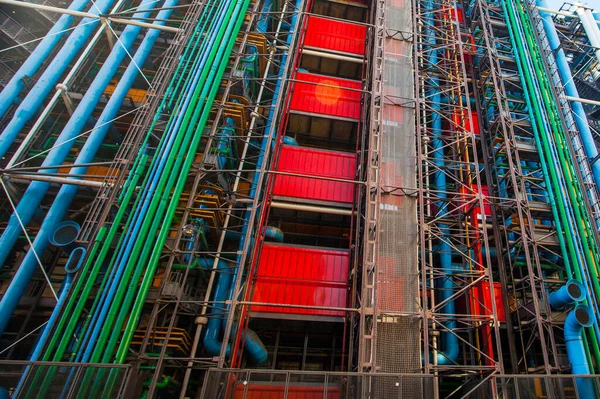 Paris France Octobre 2016 Façade Centre Georges Pompidou Centre Georges — Photo