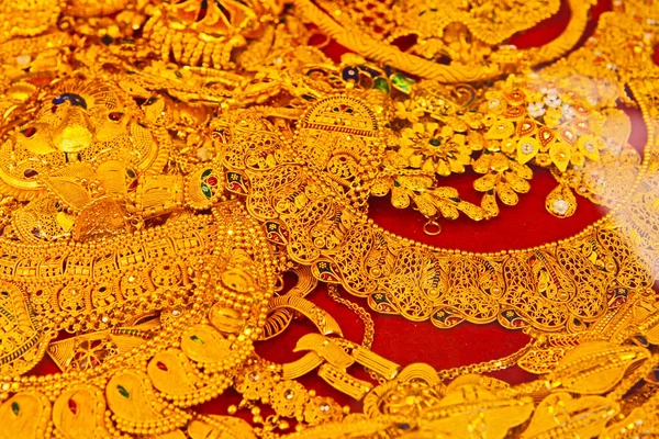 Sklep Złotej Biżuterii Tureckiej Stambule — Zdjęcie stockowe
