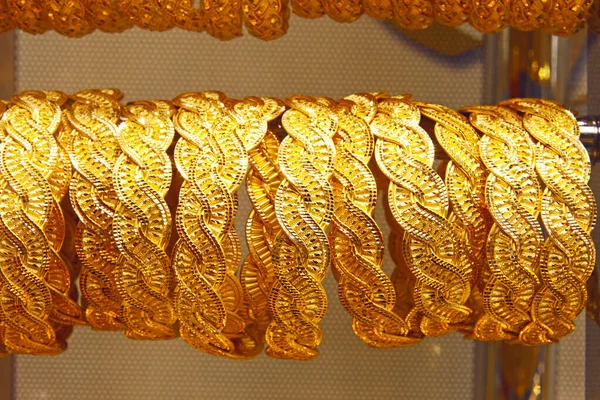 Turkish Golden Jewelry Store Istanbul — Stock Photo, Image