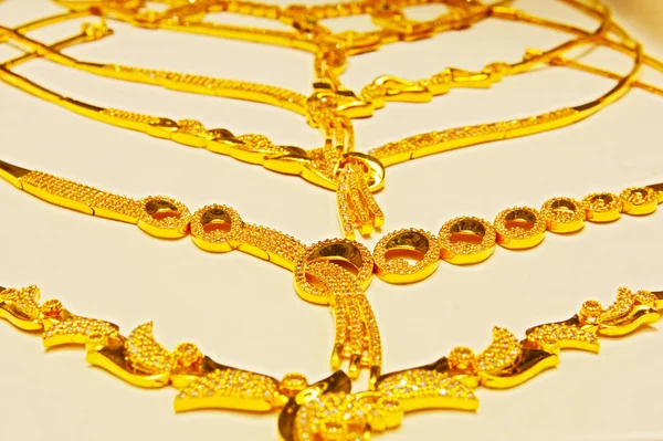 Sklep Złotej Biżuterii Tureckiej Stambule — Zdjęcie stockowe