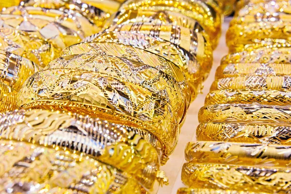 Turkish Golden Jewelry Store Istanbul — Stock Photo, Image