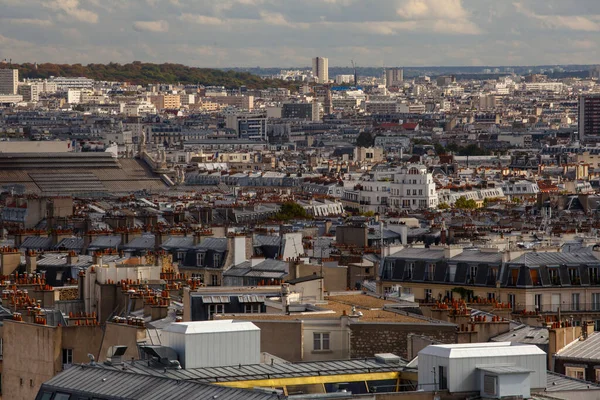 Montmartre Pohled Město Průzkumné Plošiny Paříž — Stock fotografie