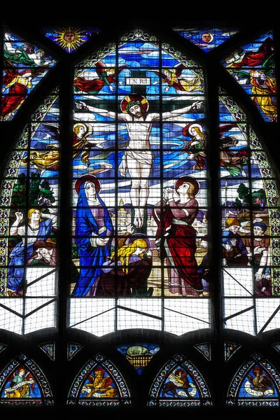 Parigi Francia Ottobre 2016 Veduta Interna Della Cattedrale Saint Jean — Foto Stock