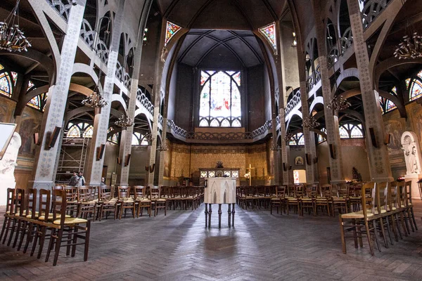 Paris France 1Er Octobre 2016 Vue Intérieure Cathédrale Saint Jean — Photo