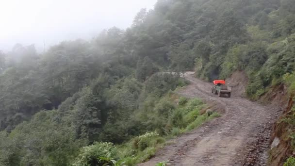 Himalayan Mountains Clouds Nepal — Stock Video