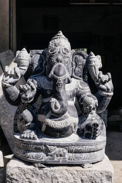 Mahabalipuram Tamil Nadu India Gennaio 2015 Ganesh Popolare Scultura Dio — Foto Stock