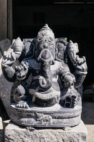 Mahabalipuram Tamil Nadu Índia Janeiro 2015 Ganesh Escultura Popular Hindu — Fotografia de Stock