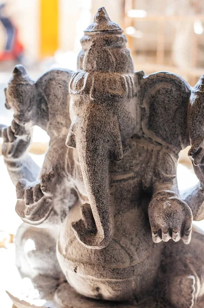 Mahabalipuram Tamil Nadu Índia Janeiro 2015 Ganesh Escultura Popular Hindu — Fotografia de Stock