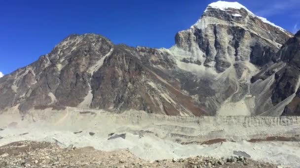 Nepal Deki Everest Ana Kampı Giden Inanılmaz Dağlar — Stok video