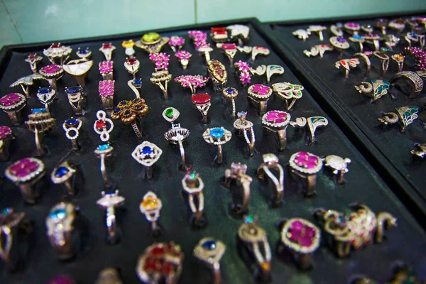 Colourful Rings in the jewellery market