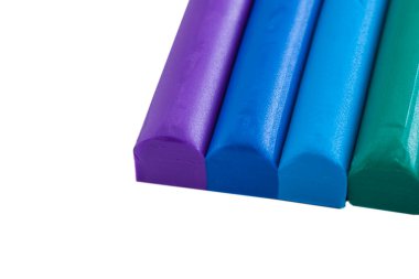 Yaratıcılığın renkli parlak plastikçesi