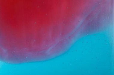 Şampuan yakın plan - Karışık şampuan arka planında kabarcıklar 