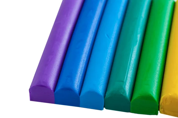 Plástico Brilhante Colorido Criatividade — Fotografia de Stock
