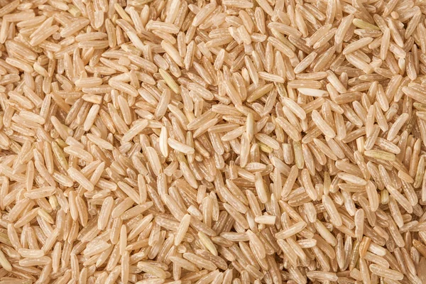 Коричневый Рисовый Фон Здоровая Еда — стоковое фото