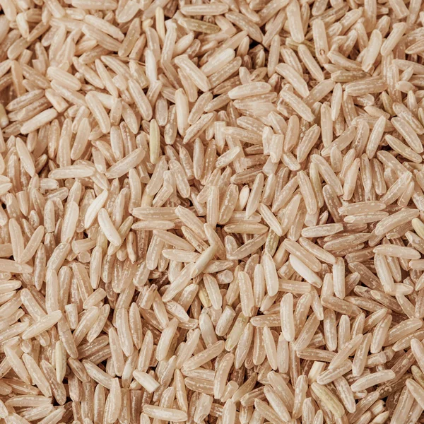 Fondo Arroz Integral Alimentos Saludables — Foto de Stock