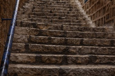 Tel Aviv 'deki taş şehir Jaffa' sında antik merdivenler