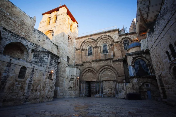 View Main Entrance Church Holy Sepulchre Old City Jerusalem — Stock Photo, Image