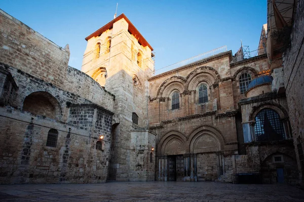 View Main Entrance Church Holy Sepulchre Old City Jerusalem — Stock Photo, Image